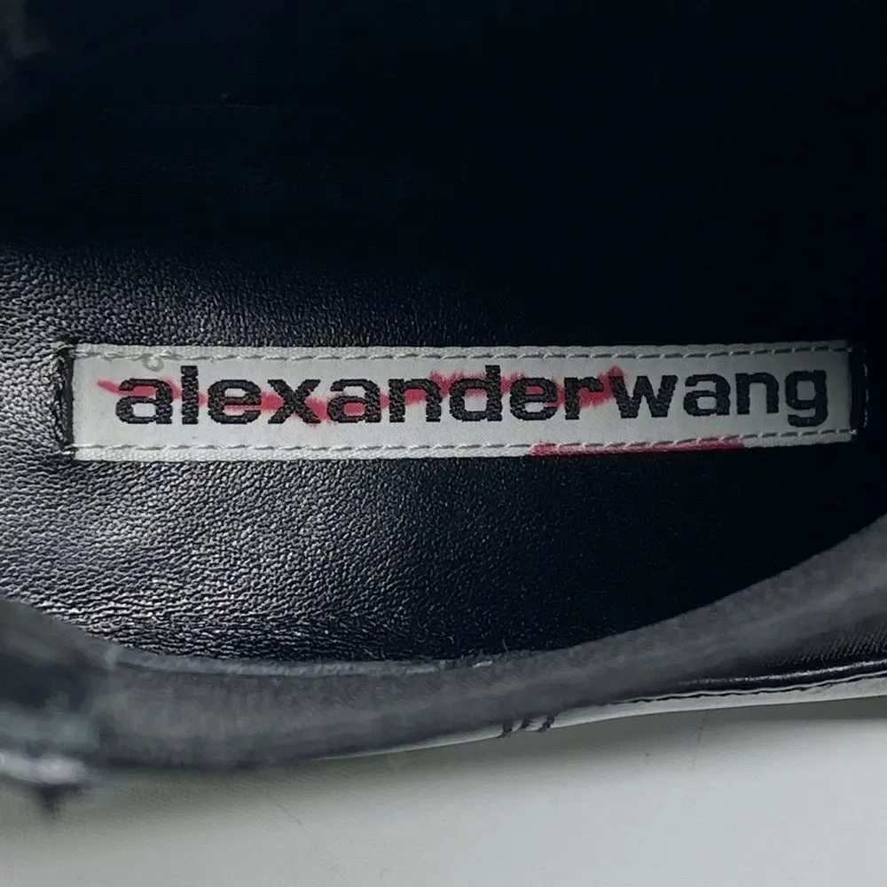Alexander Wang Slick Pointed Toe Chelsea Boot size 37.5